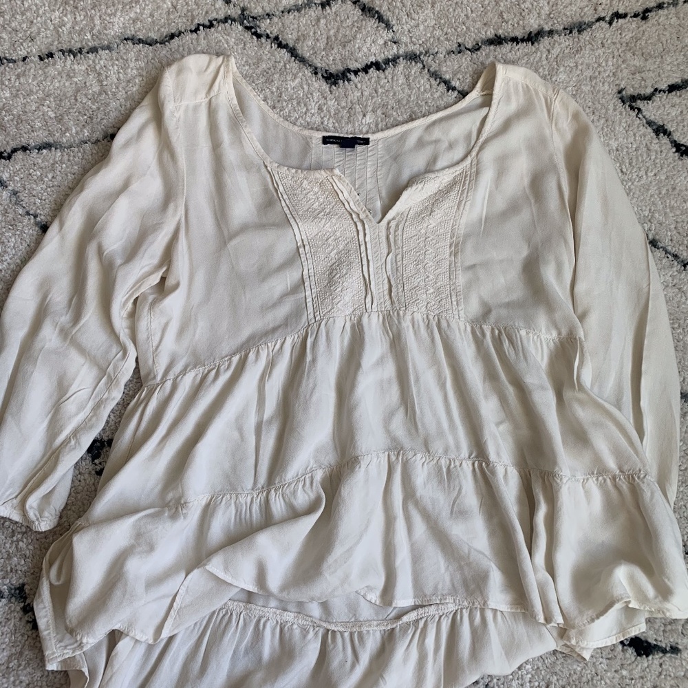 Cream blouse